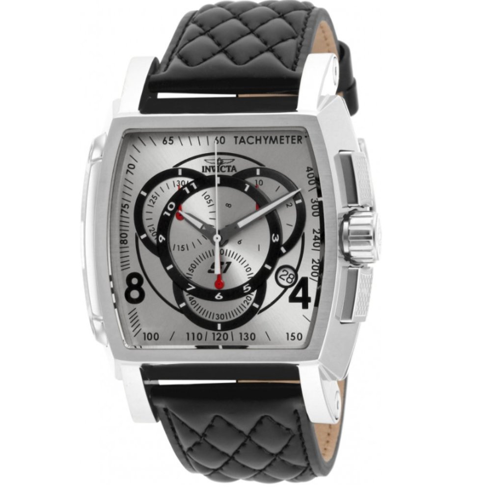 NWB Invicta Men's 15789 S1 Rally Analog Display Swiss Quartz Black Strap Watch